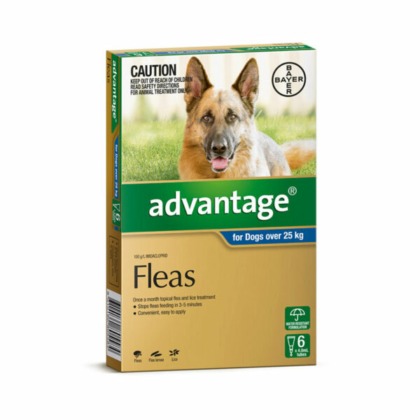 Advantage Blue Spot-On for Very Large Dogs - 6 Pack