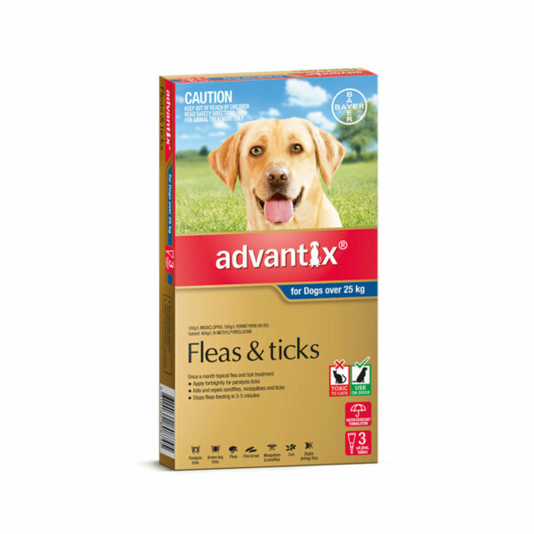 Advantix Blue Spot-On for Very Large Dogs - 3 Pack