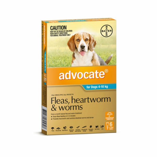 Advocate Aqua Spot-On for Medium Dogs - 6 Pack