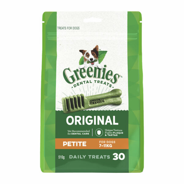 Greenies Original Petite Dental Treats for Dogs - 30 Pack