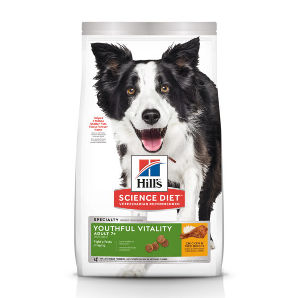 Hills Science Diet Adult Dog 7+ Youthful Vitality 1.58kg