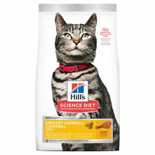 Hills Science Diet Adult Cat Urinary Hairball Control 3.17kg