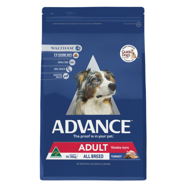 Advance Adult Dog Total Wellbeing All Breed Turkey 15kg